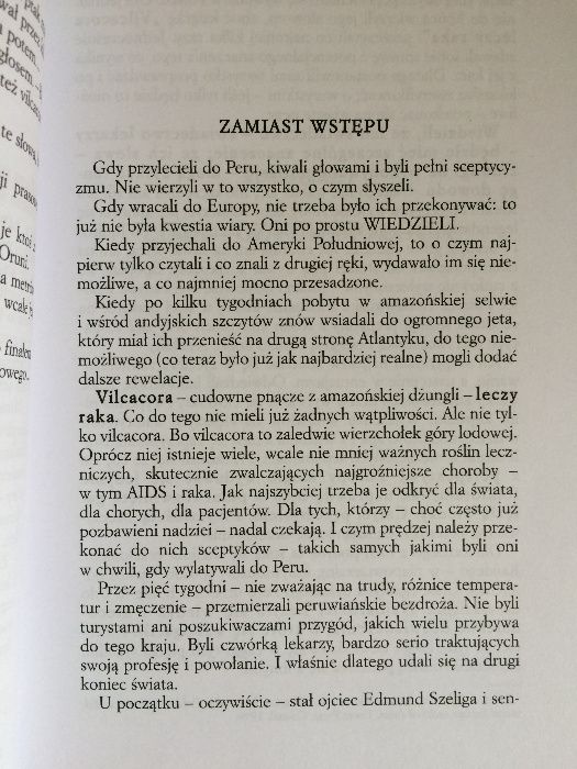 Bóg nam zesłał Vilcacorę, Roman Warszewski