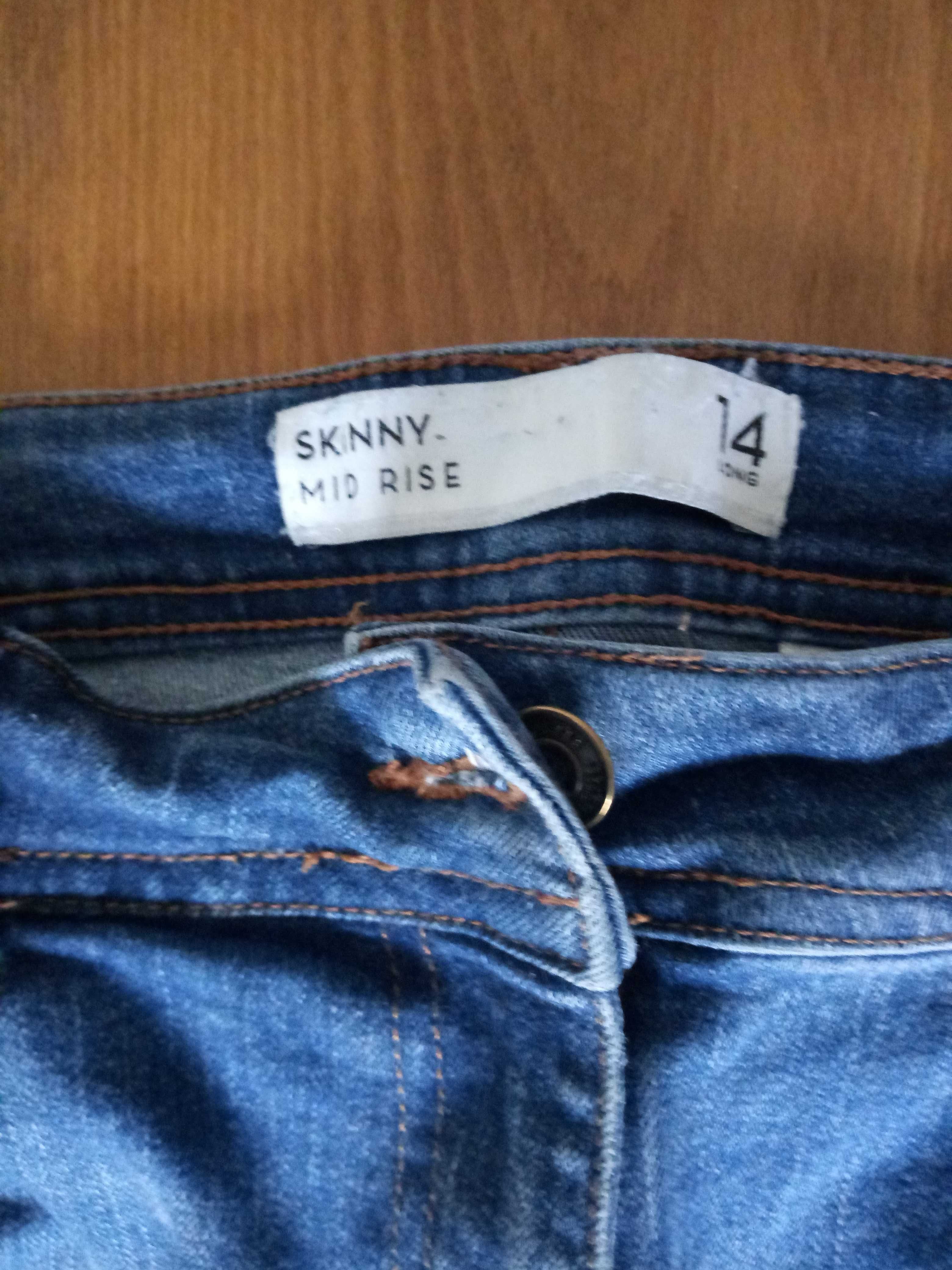 Spodnie damskie,jeans,.Rozmiar 14 Nie Rose Next