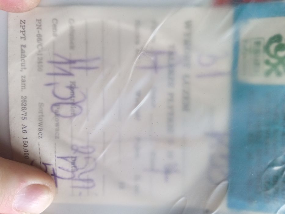 Talerze płytkie Włocławek, 19cm, oryginalne opakowanie, PRL, nowe!