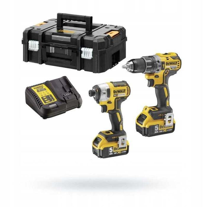 Wkrętarka + zakrętarka DeWalt DCK266P2T zestaw Combo 18V baterie 2x5Ah