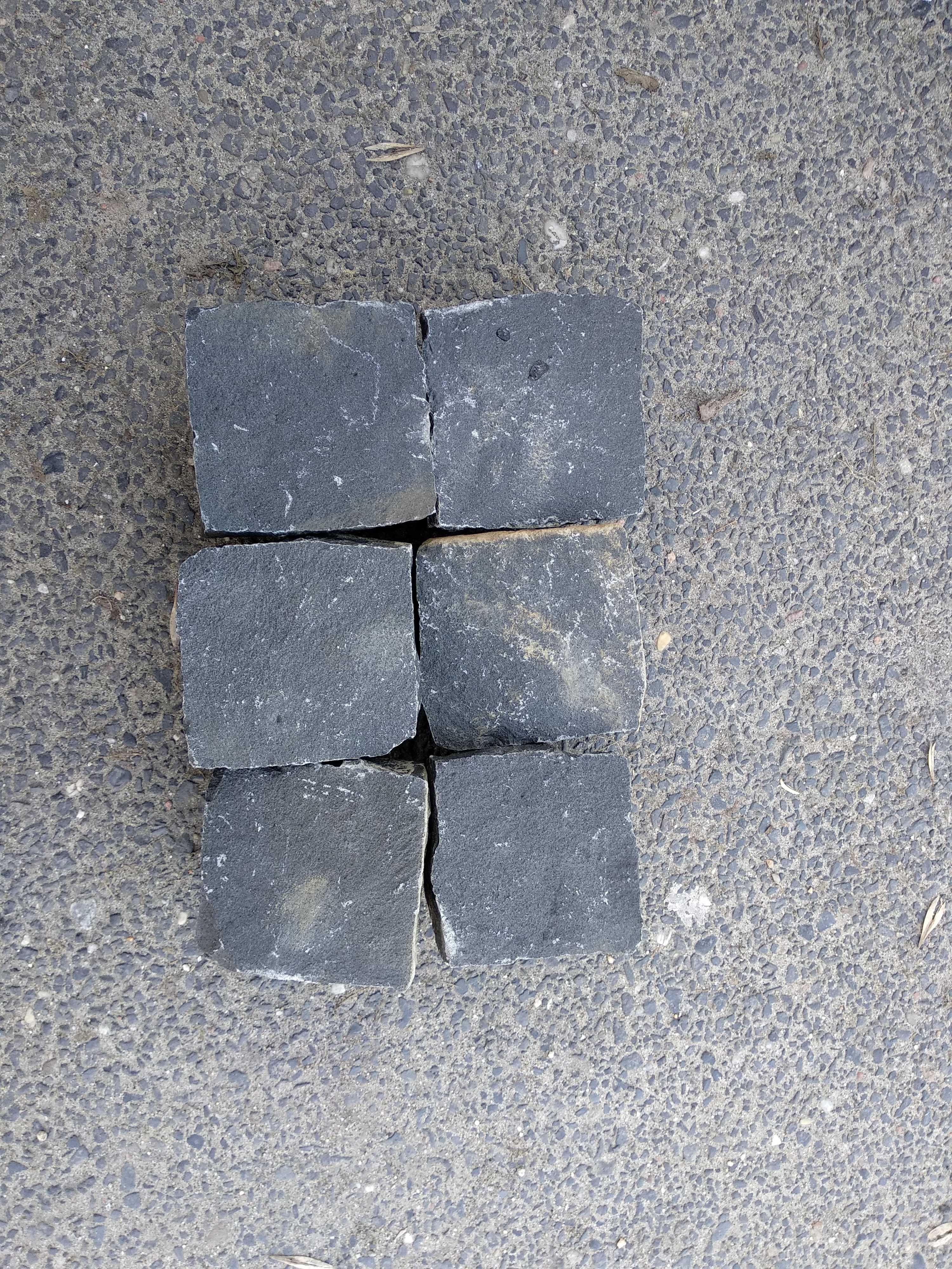 Kostka bazaltowa, granitowa, rzędowa, łupana, 10x10, lepsza niż szwed
