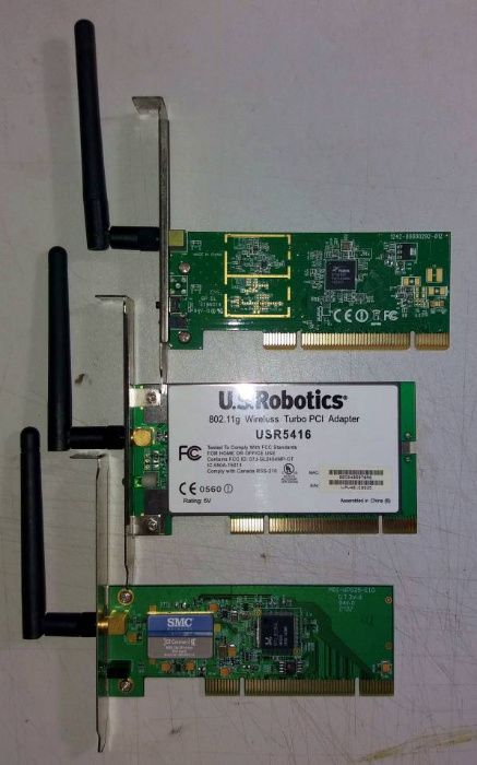 Placas PCI diversas