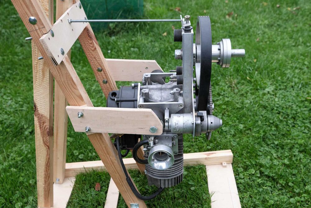 Napęd ppg, samolot, silnik Hirth F 33 z przekładnią Fresh Breeze