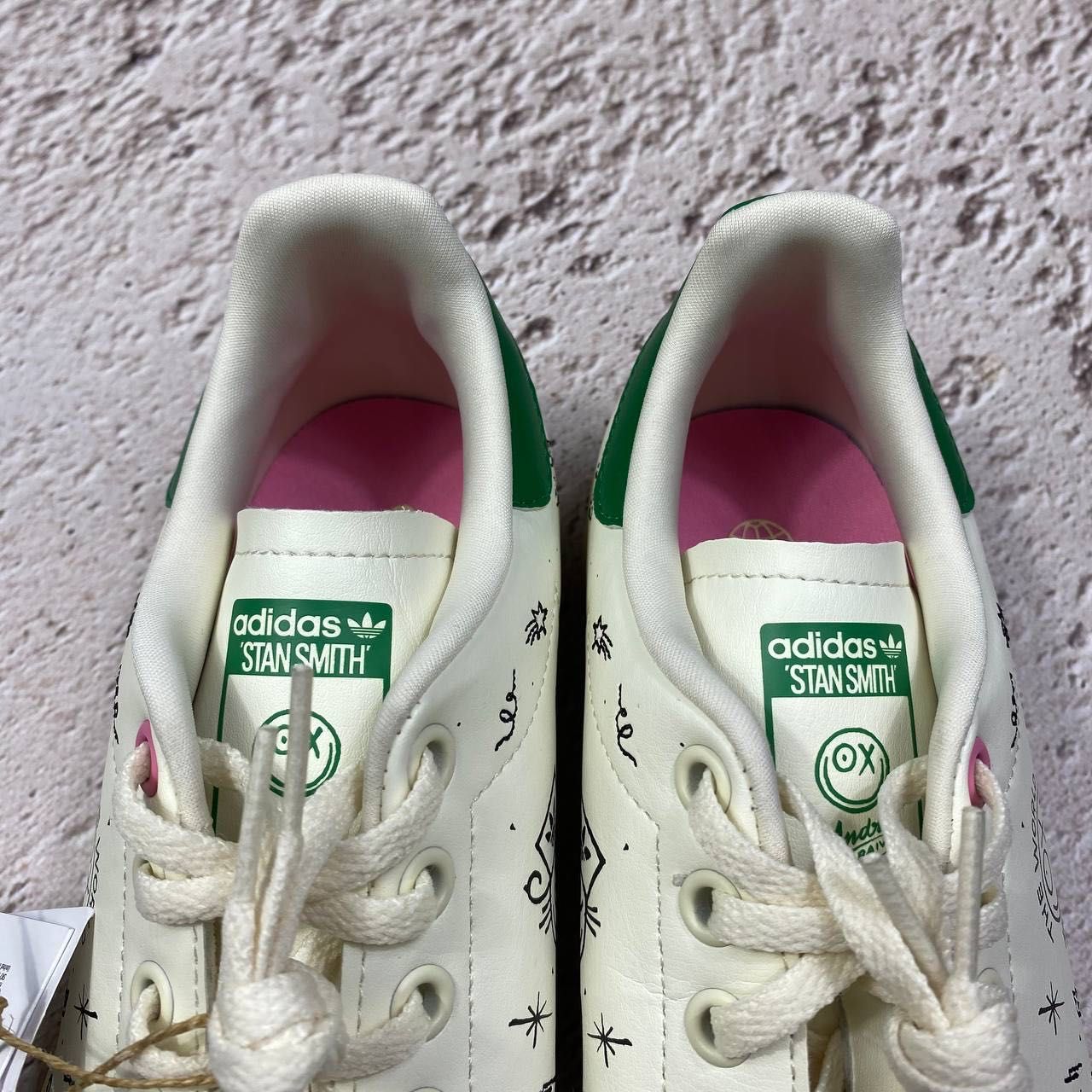 gy1786 оригінал нові шкіряні жіночі кеди adidas stan smith leather