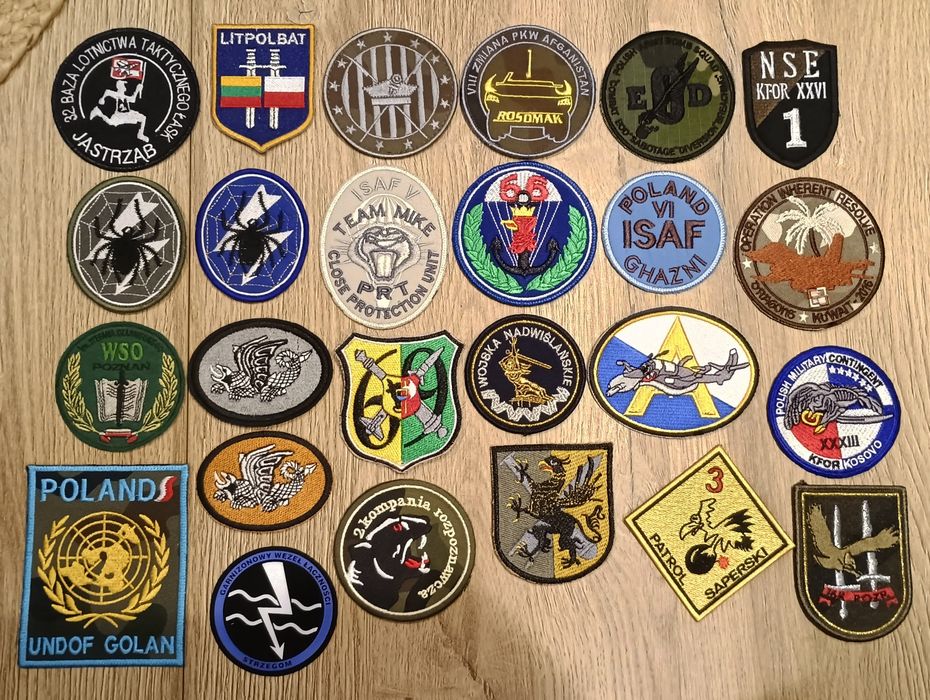 Naszywki wojskowe różne