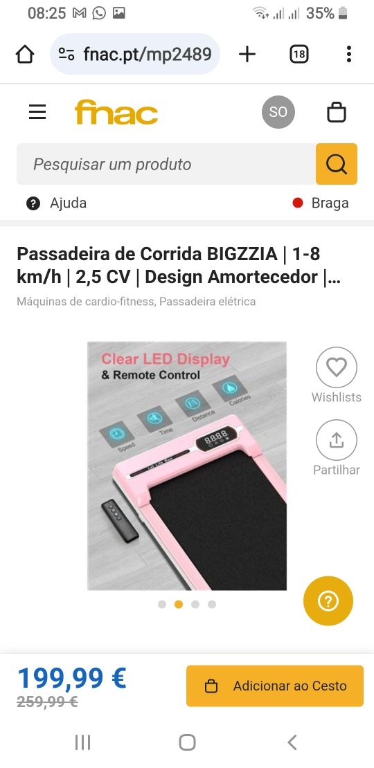 Passadeira de corrida