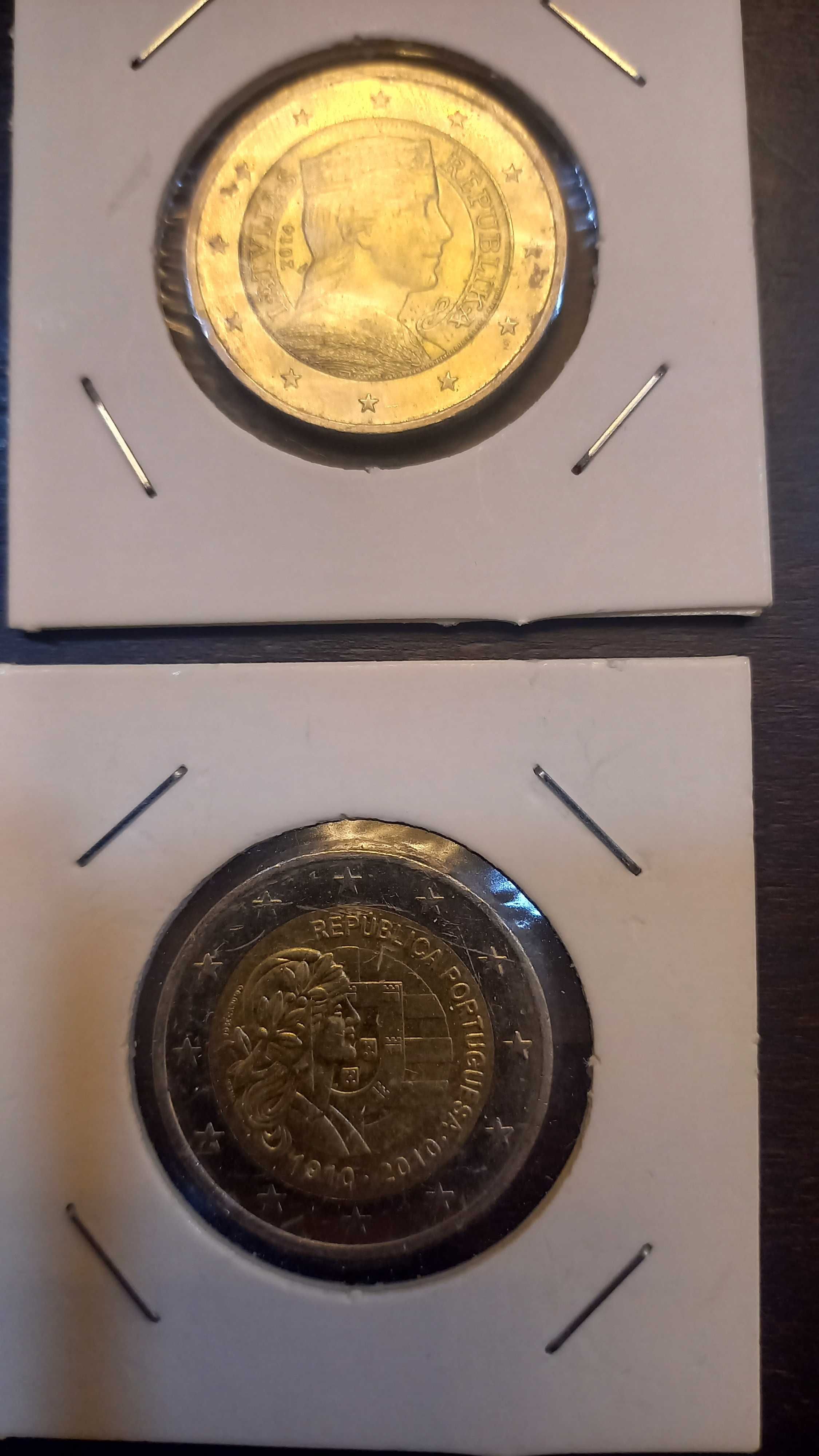 Moedas comemorativas 2,00 euros