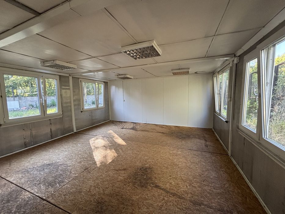 Domek kontenerowy letniskowy, kontener pracowniczy  7,2x5,8m