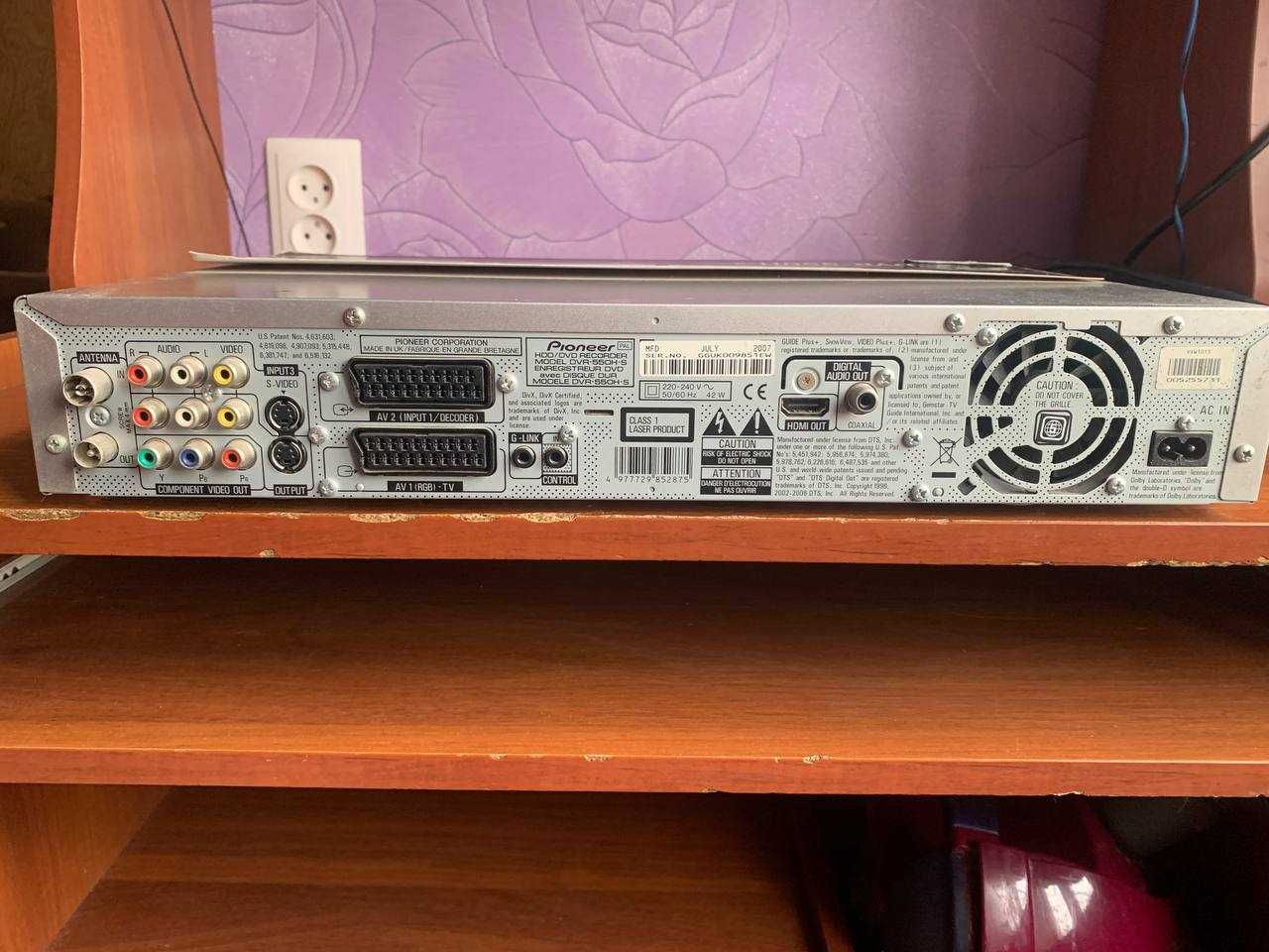 Продам DVD recorder Pioneer 550 HDD 160GB