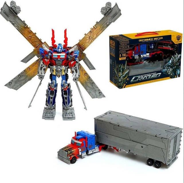 Іграшка Трансформер Оптимус Прайм 32 см із Причепом Optimus Prime Tra