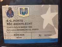 Bilhete FC Porto Vs RSC Anderlecht