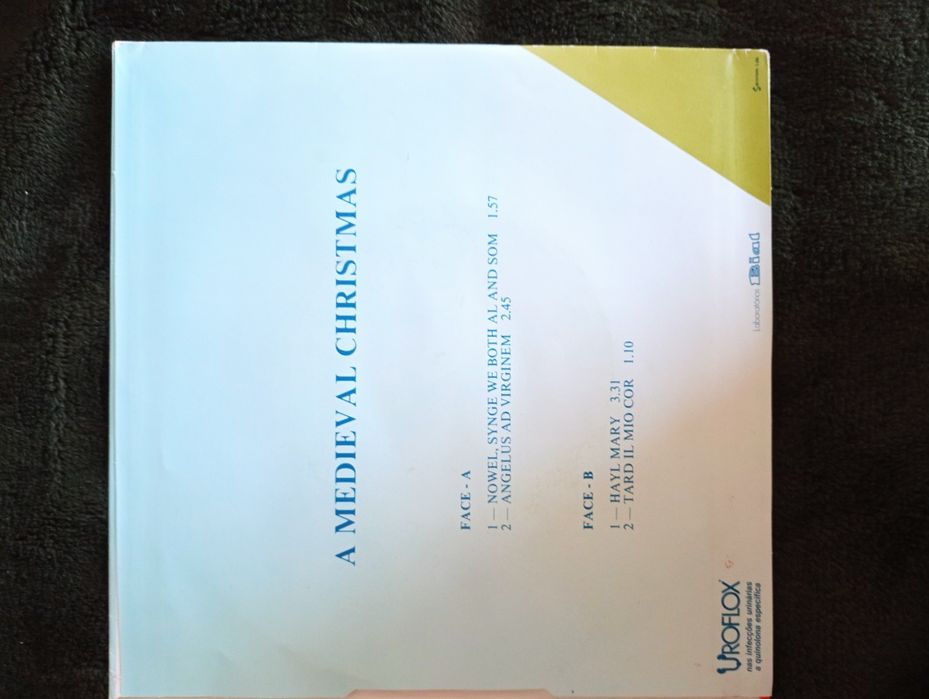 Vinil Unknown Artist – A Medieval Christmas	Selo: Dacapo Portugal	1987