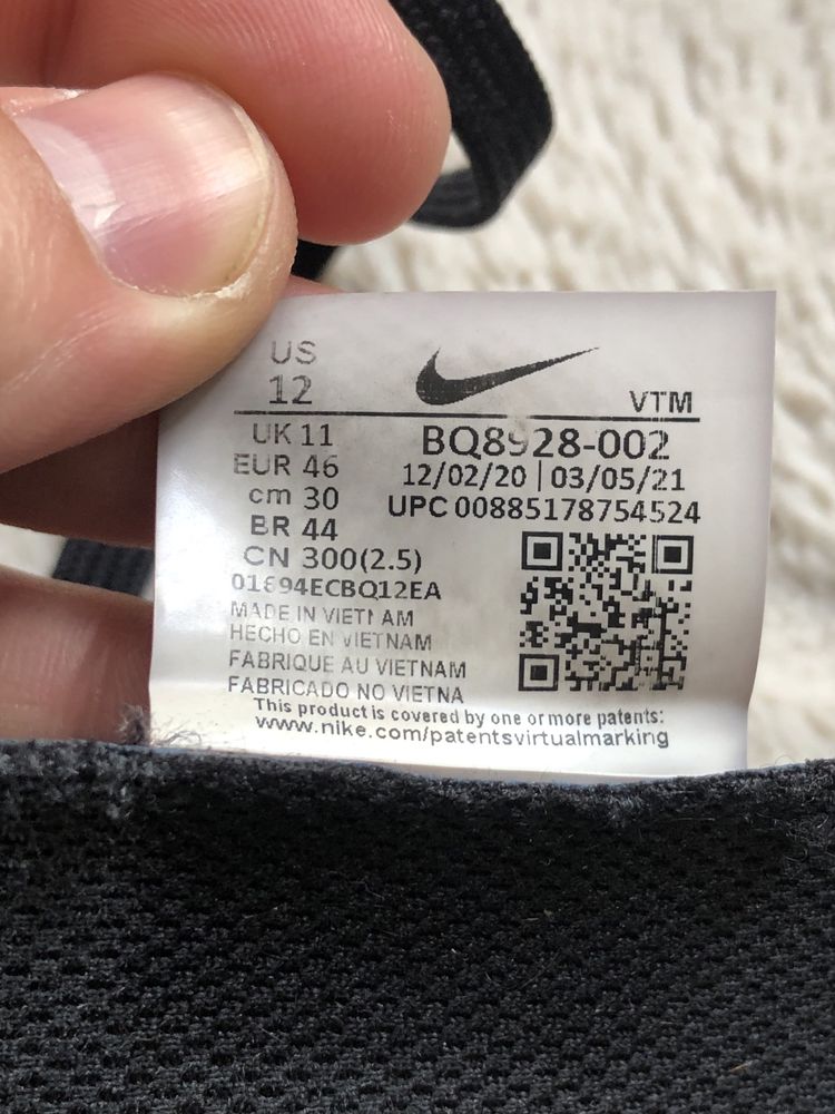 NIKE Epic React (45.5) 29.5см Flyknit 2 мужские кроссовки летние сетка