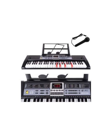 Duże Organy Keyboard Pianino do Nauki 61 +Mikrofon