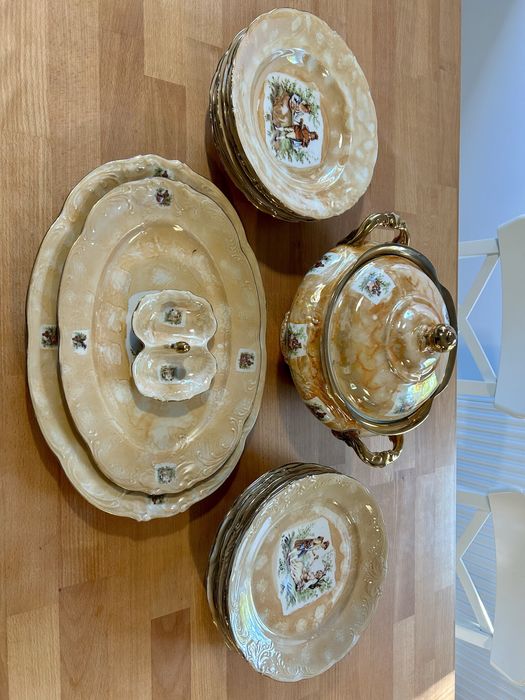 Zastawa Porcelana Wałbrzych Stan BDB