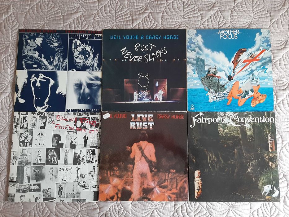 Rolling Stones - Neil Young – Fairport Convention – Focus – Vinil LP