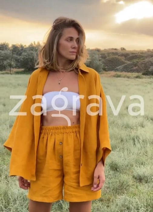 Шорти льон Zagrava марокко