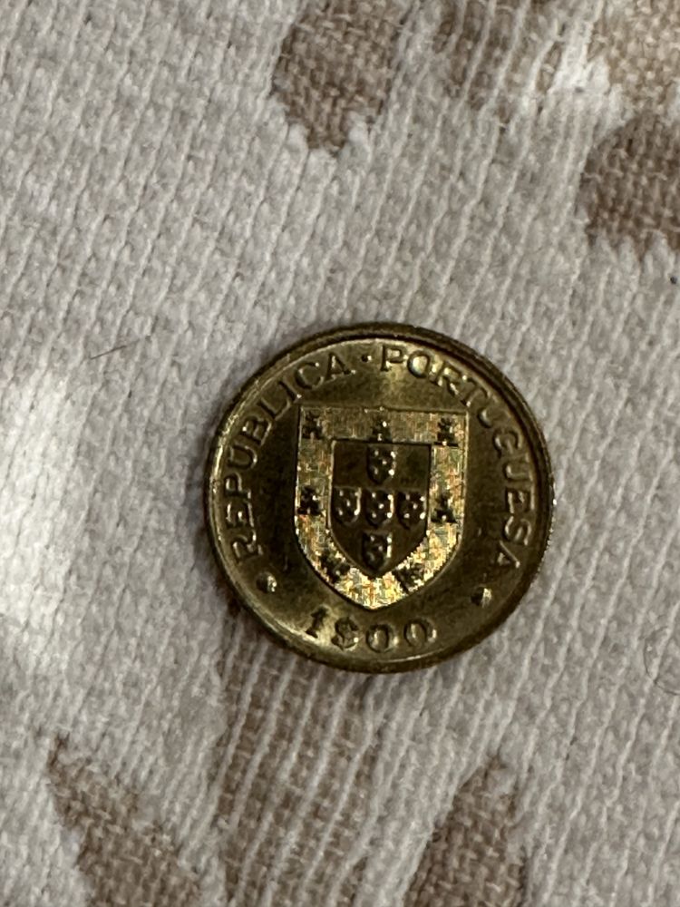 Moeda de 1 escudo mundial de hoquei de 1982