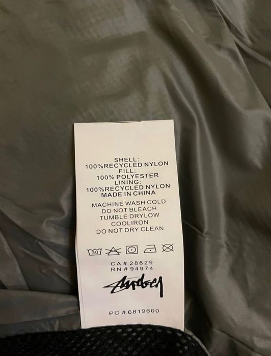 Kurtka Puchowa Stussy Puffer Jacket