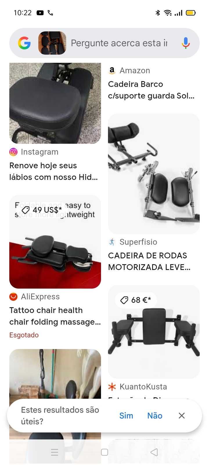 Máquina de treino 79€. Oportunidades