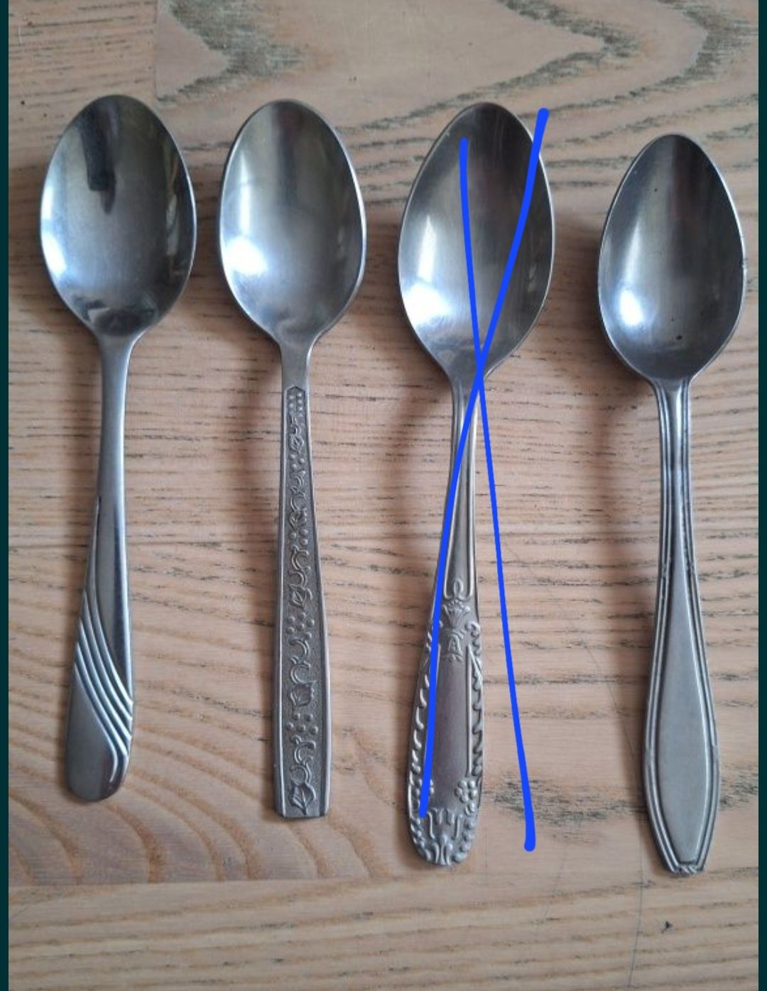 Łyżeczki do herbaty PRL  Ameta,Hepkk,Hefra stainless  3 szt