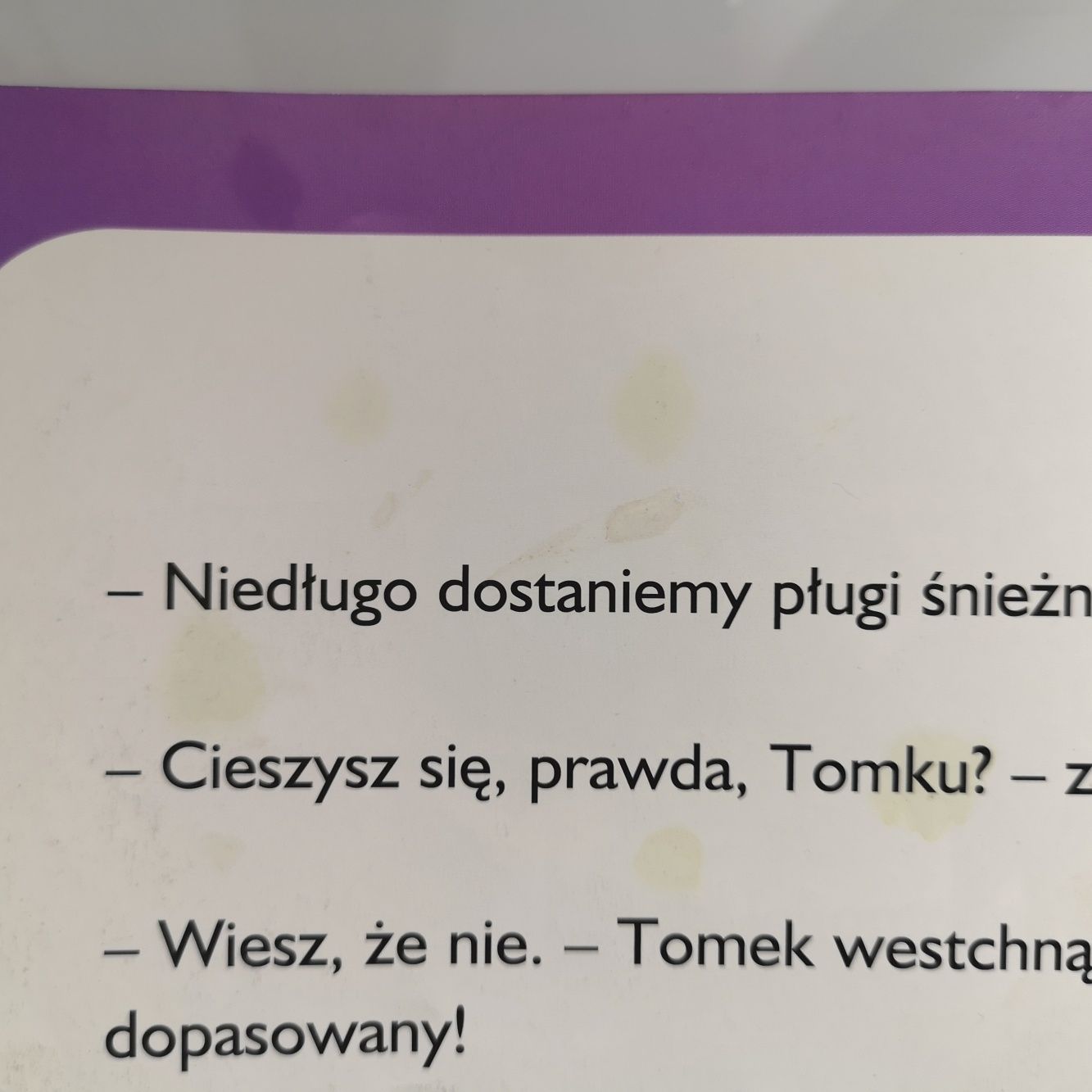 Książka z serii Tomek i przyjaciele "Tomek w opałach"