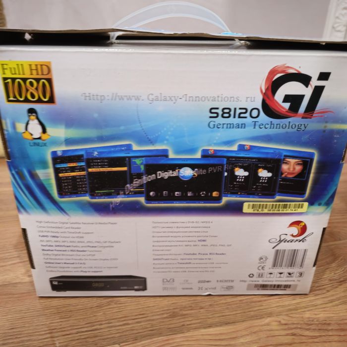 Спутниковый ресивер приставка тюнер GI 8120 HD Galaxy Innovations