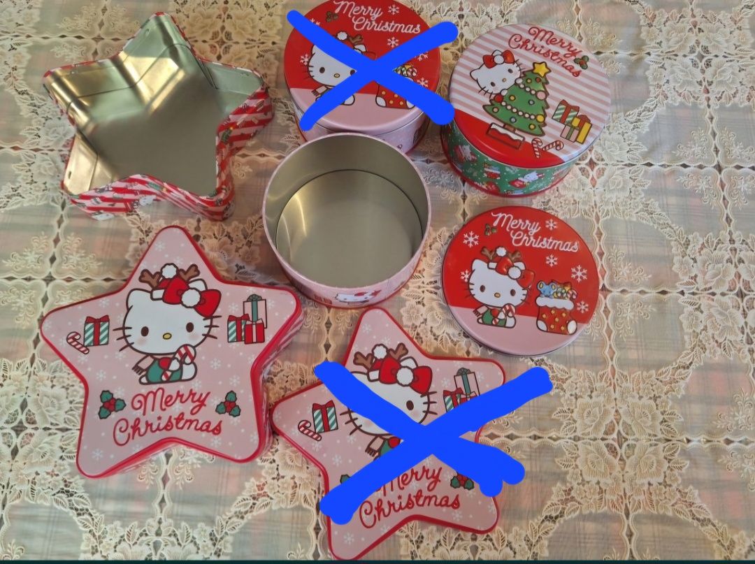 Металеві  коробки  святкові, Різдвяні (новорічні)