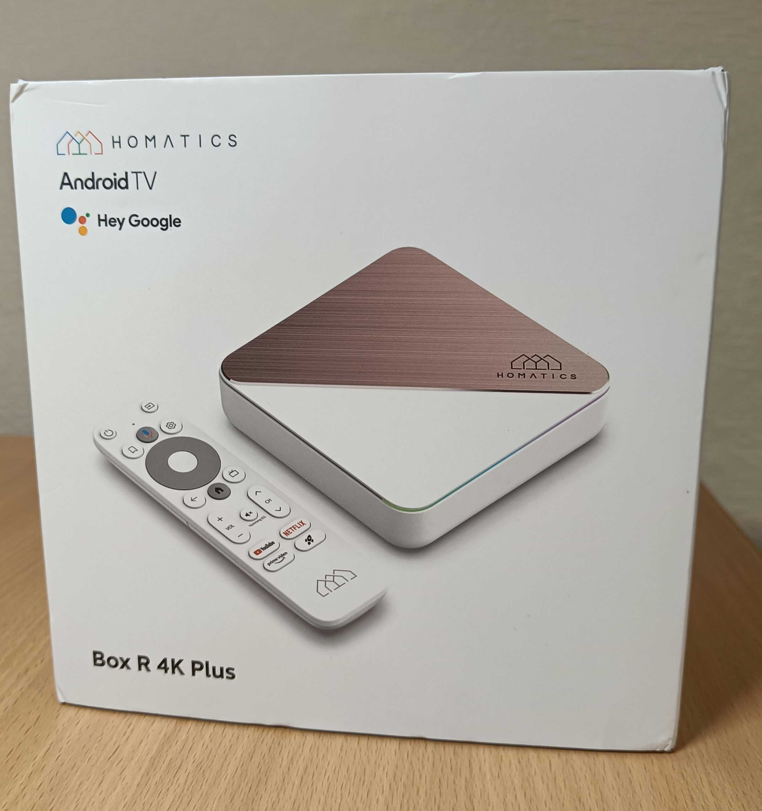 HOMATICS Box R 4K Plus сертифікована Android TV приставка