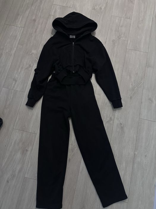 Спортивний чорний костюм, під пошив NOIX