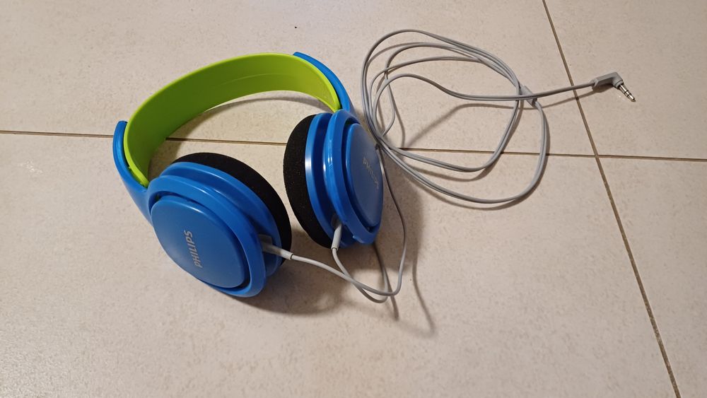 Słuchawki przewodowe Philips SHK2000BL/00 Dla dzieci Nauszne Niebieski