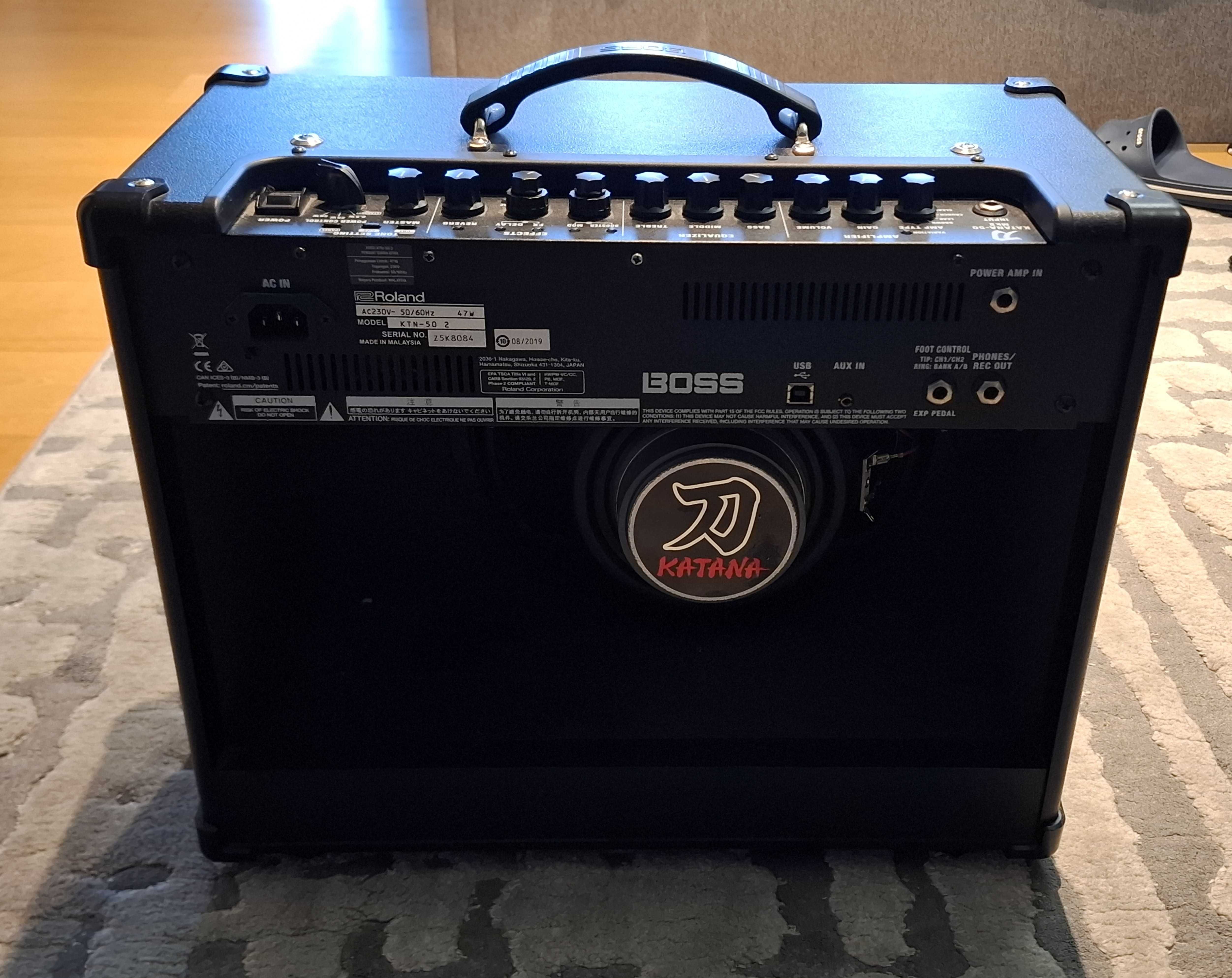 Wzmacniacz gitarowy Katana-50 MkII + Footswitch + OS2 + Zestaw kabli