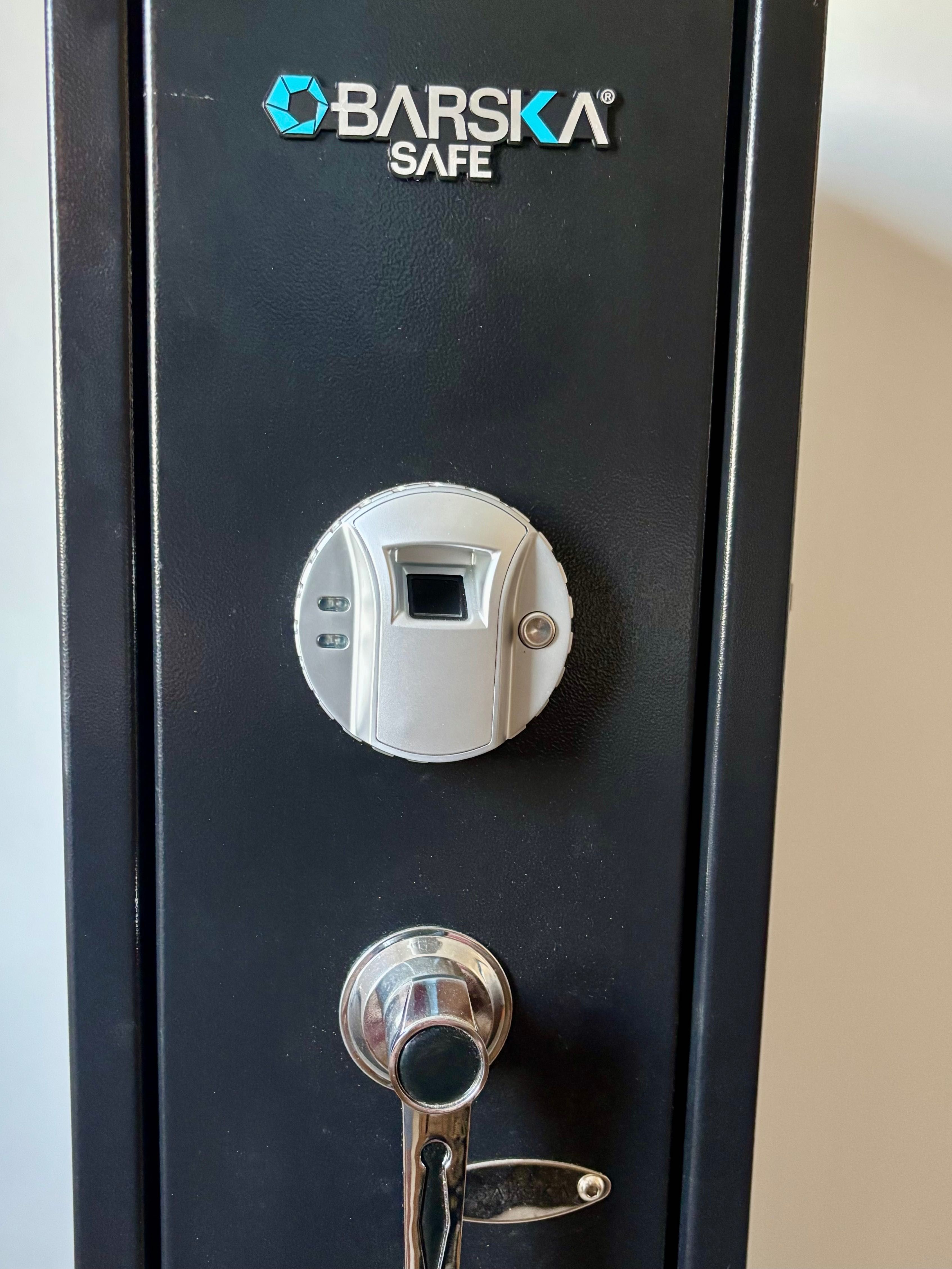 Cofre Biométrico para Armas da Barska.