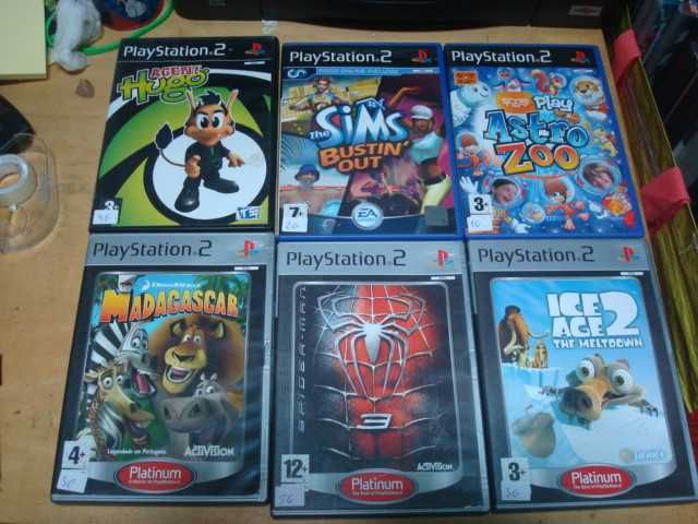 lote de 10 jogos originais ps2