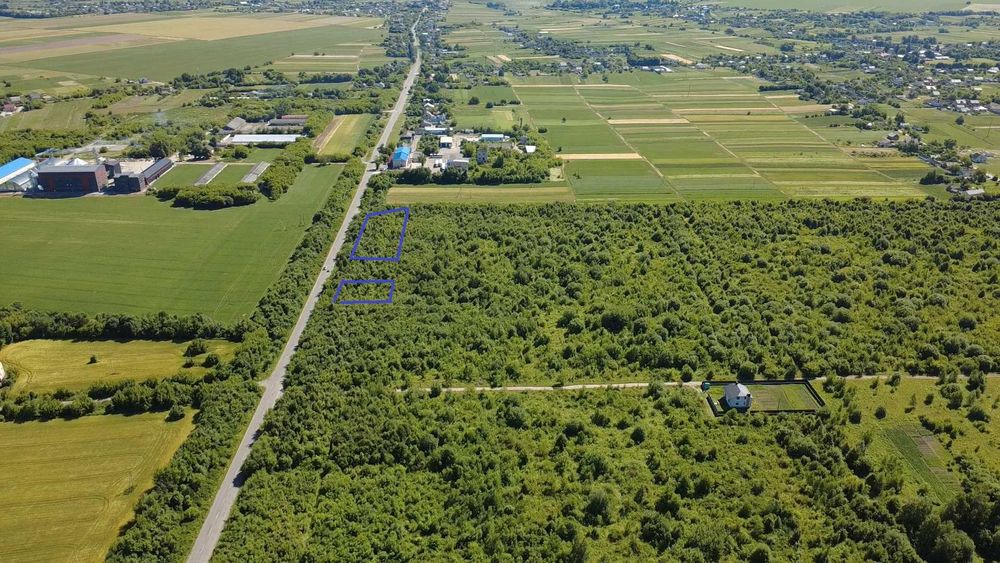 Фасадна ділянка 53.4 сотих.  Міжміський автошлях Т608 Рівне - Млинів