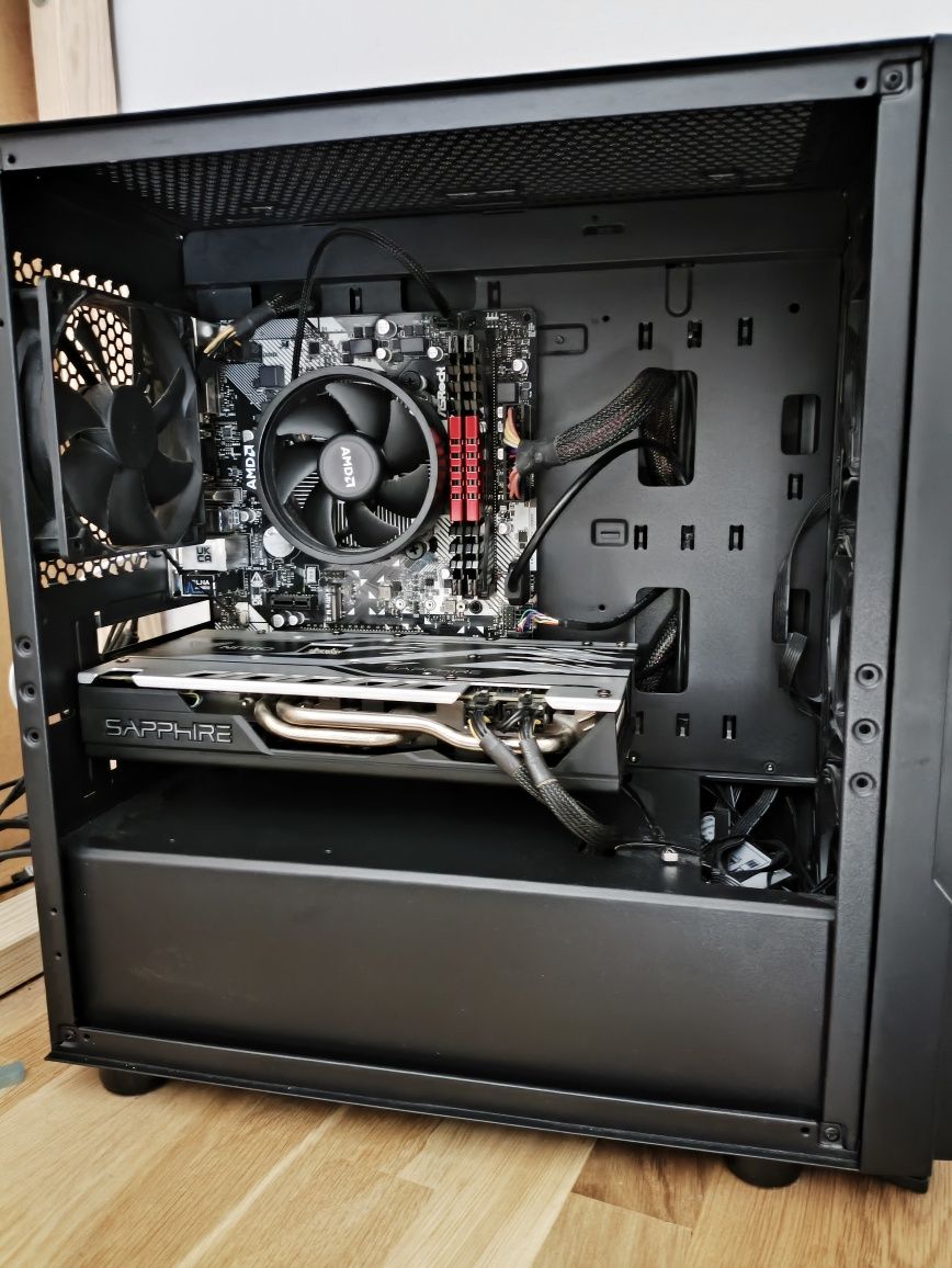 Komputer Ryzen 5 2600 / RX 580 / SSD / Windows 11 Pro