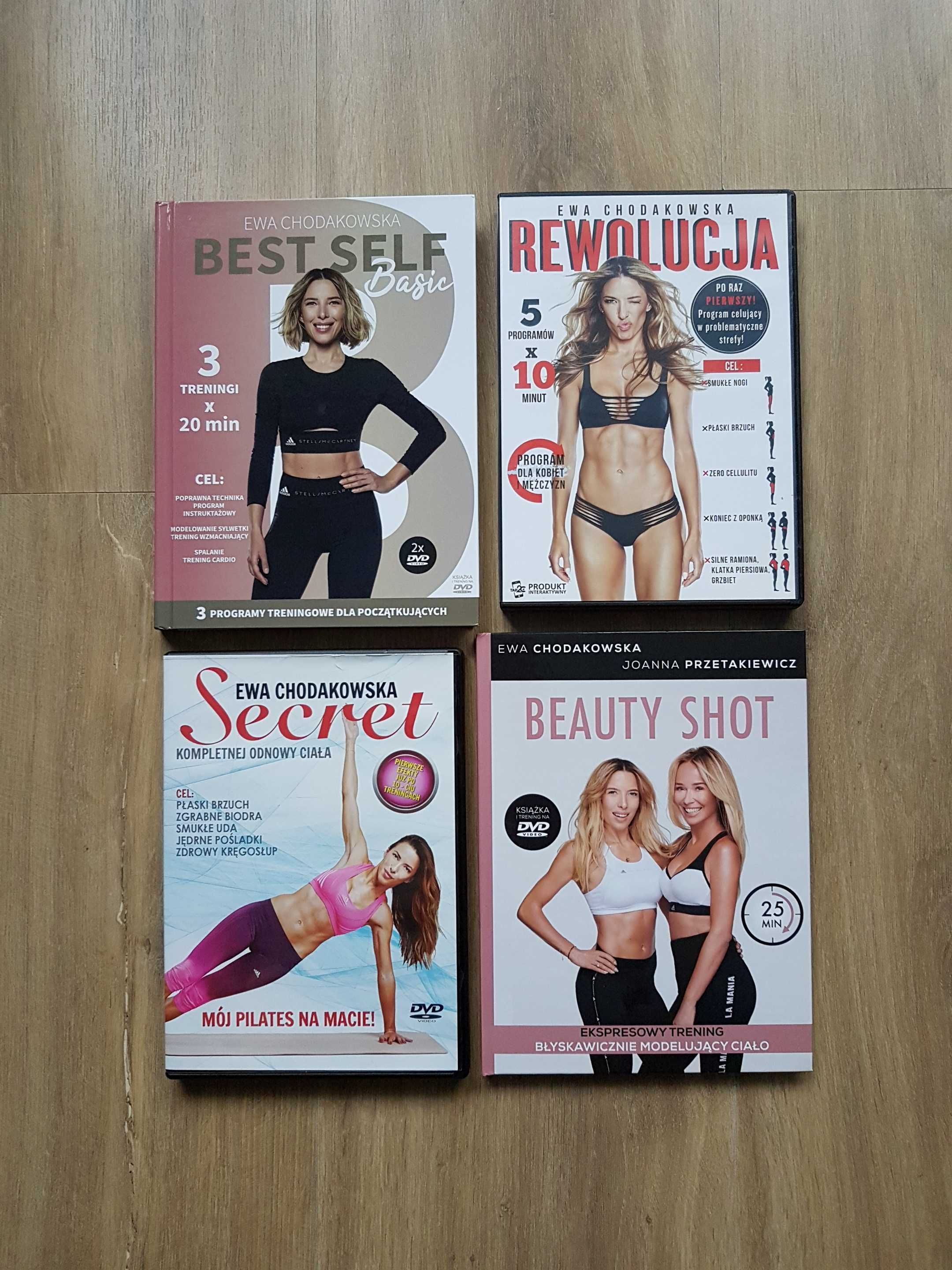 DVD Ewa Chodakowska Rewolucja Beauty Shot Best Self Basic Pilates