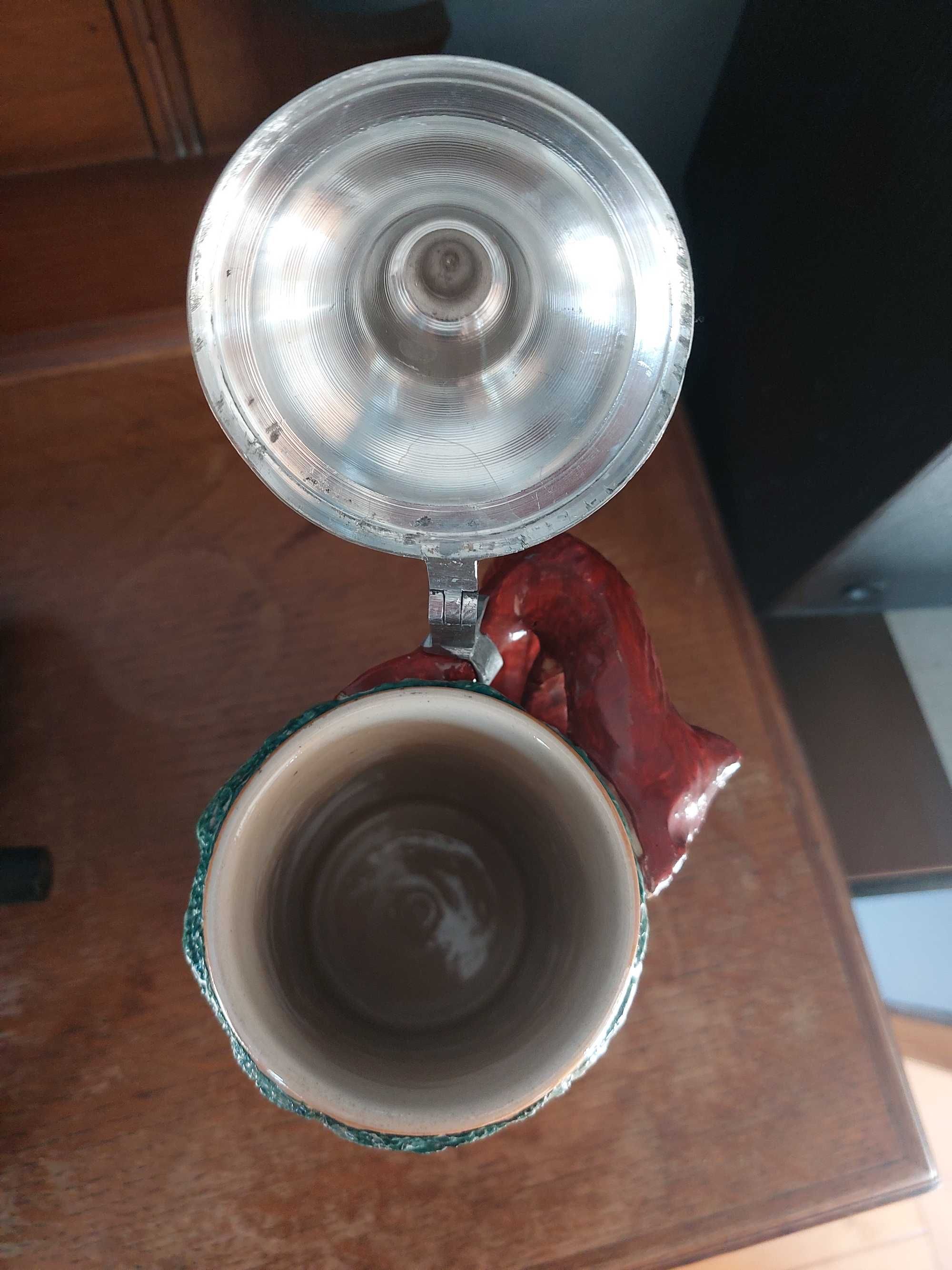 Kufel ceramika myśliwki