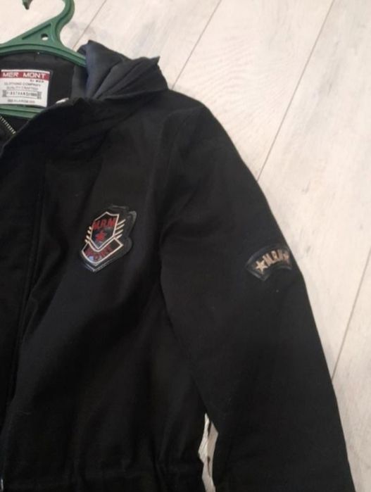 Куртка парка чорна