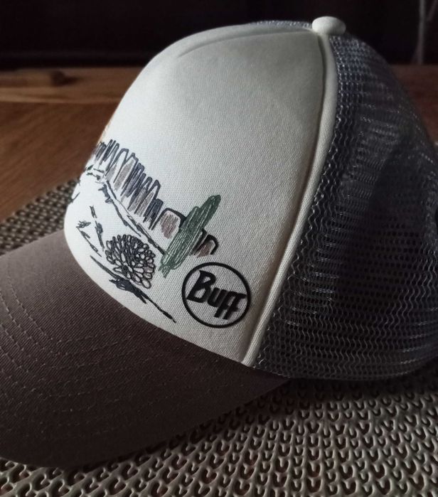 Buff czapka z daszkiem, usztywniana, onesize, jasna