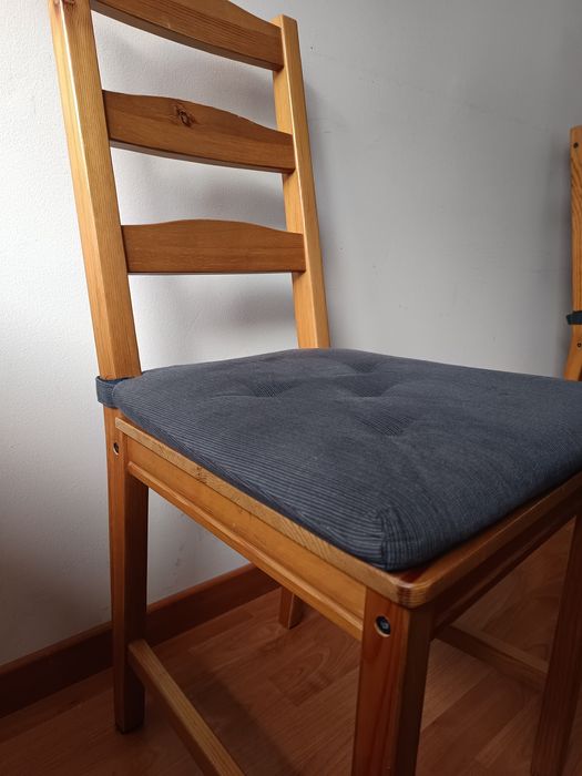 4 almofadas IKEA para acento de cadeira