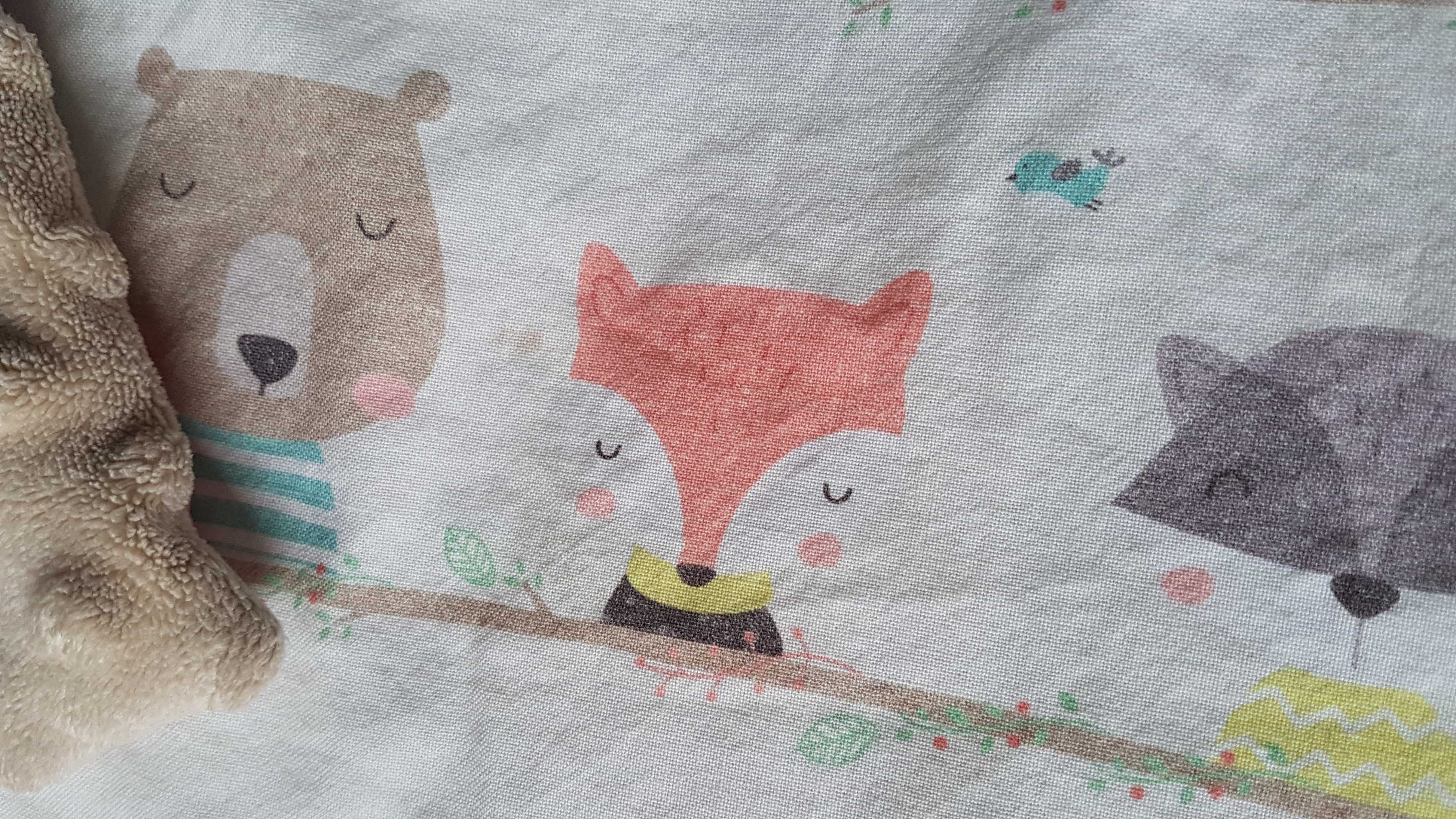 Koc i poduszka, pościel, komplet dla dziecka, minky