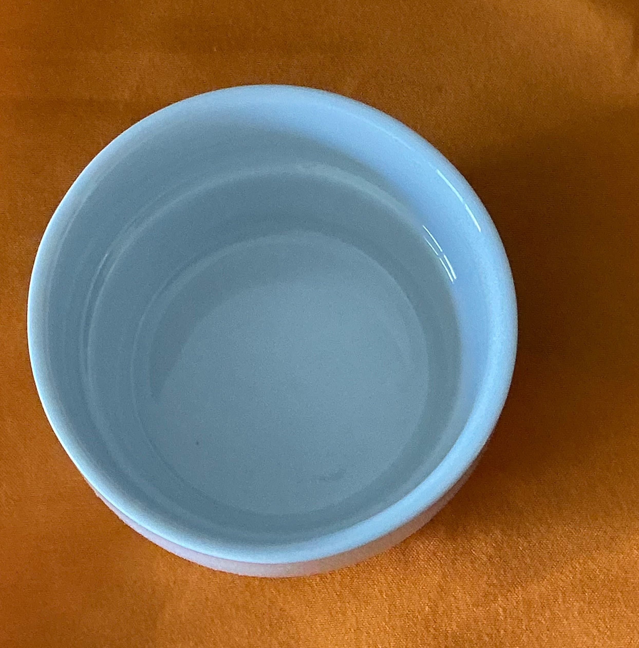 Conjunto de taças de sobremesa em cerâmica. NOVO!