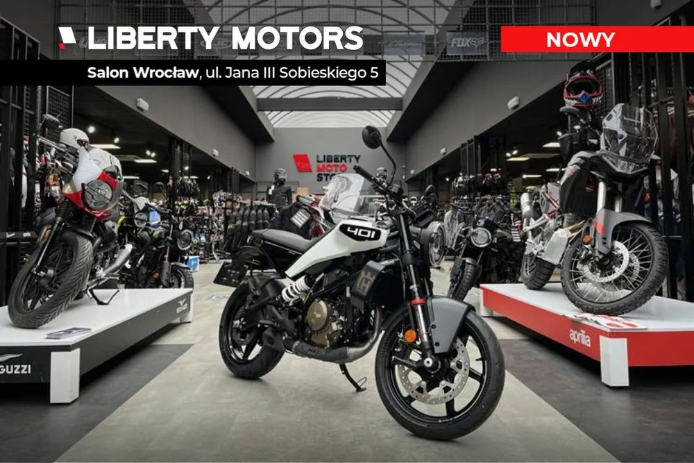 Husqvarna Vitpilen 401 / Nowy model 2024! / WYPRZEDAŻ ROCZNIKA / Liberty Motors Wrocław