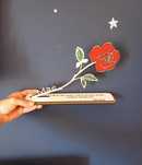 Flor para mãe com mensagem
