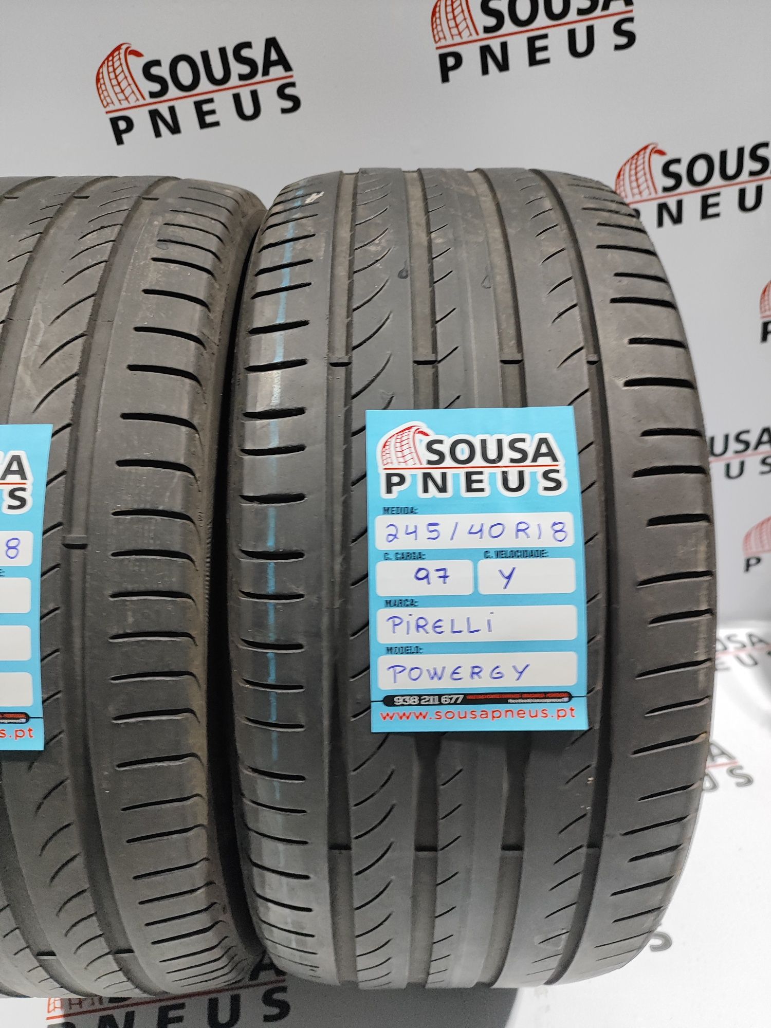 2 pneus semi novos 245-40R18 Pirelli - Oferta dos Portes