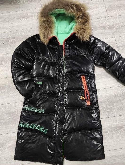 Зимова двостороння куртка-пальто Maliyana 12 р. (152 см.)