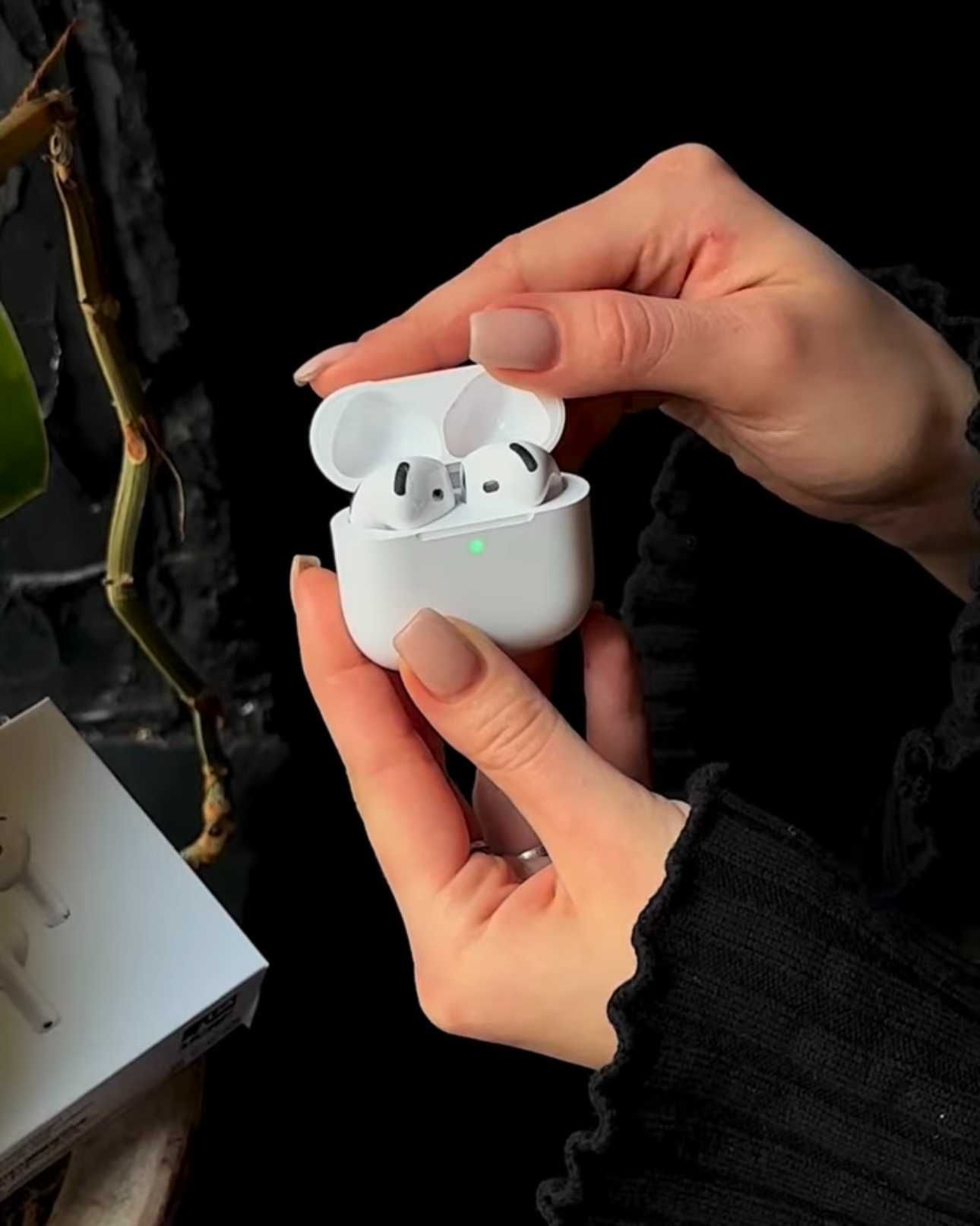 Безпровідні наушники AirPods 4 ANC з Підтримкою IOS 18 до 5 год роботи