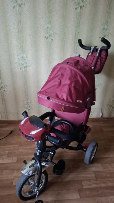 Велосипед триколісний TILLY STORM червоний