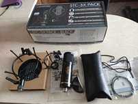 Mikrofon pojemnościowy Sontronics STC-3X Pack-Black zestaw
